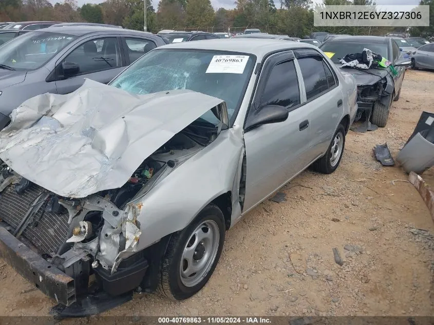 2000 Toyota Corolla Ve VIN: 1NXBR12E6YZ327306 Lot: 40769863