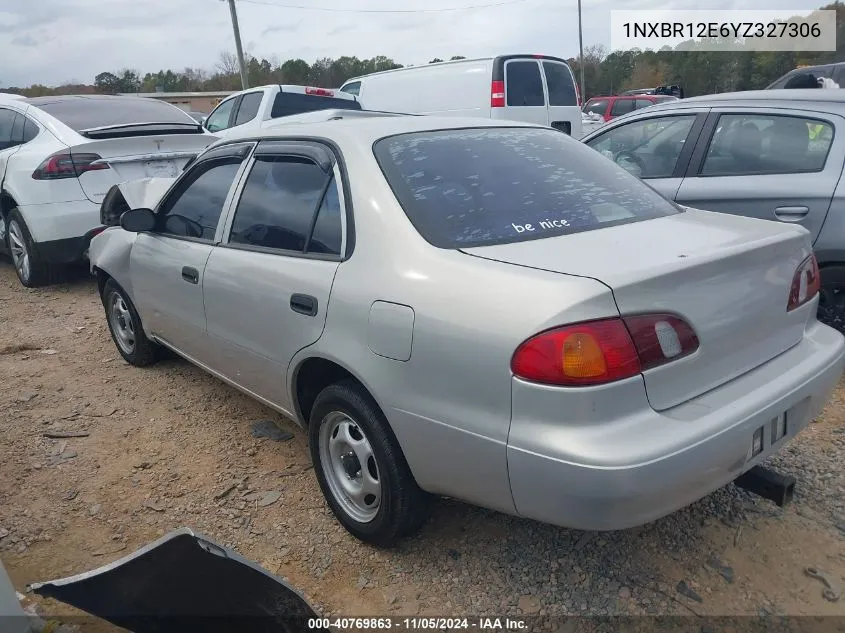 2000 Toyota Corolla Ve VIN: 1NXBR12E6YZ327306 Lot: 40769863