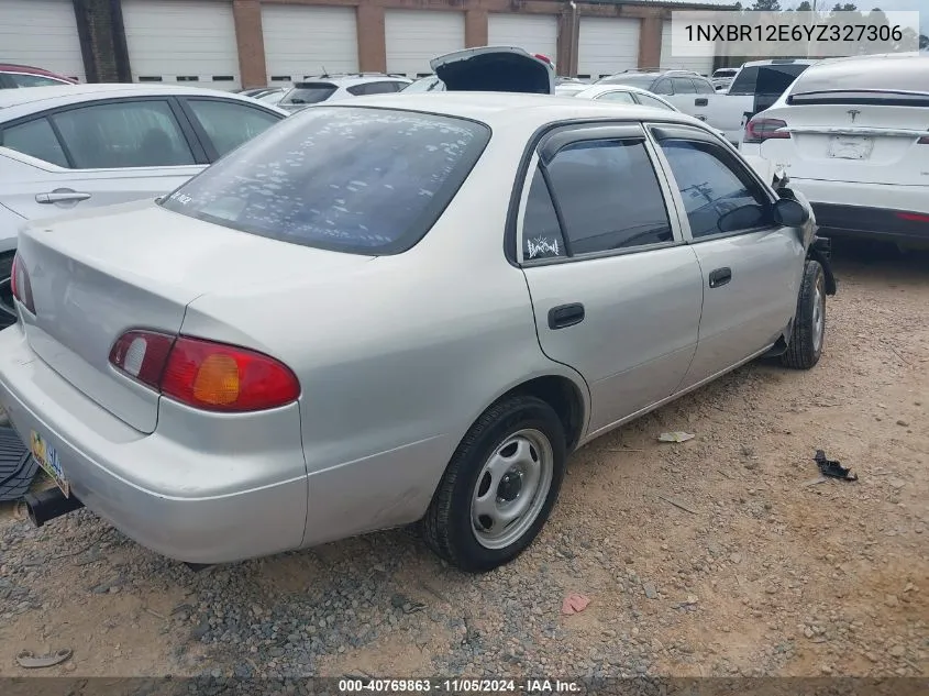 2000 Toyota Corolla Ve VIN: 1NXBR12E6YZ327306 Lot: 40769863