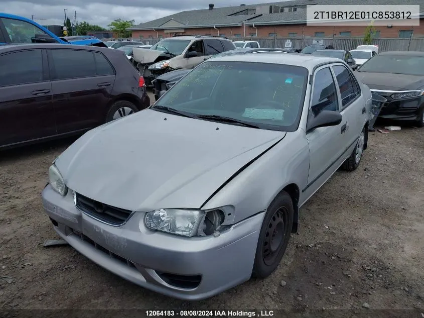 2001 Toyota Corolla VIN: 2T1BR12E01C853812 Lot: 12064183