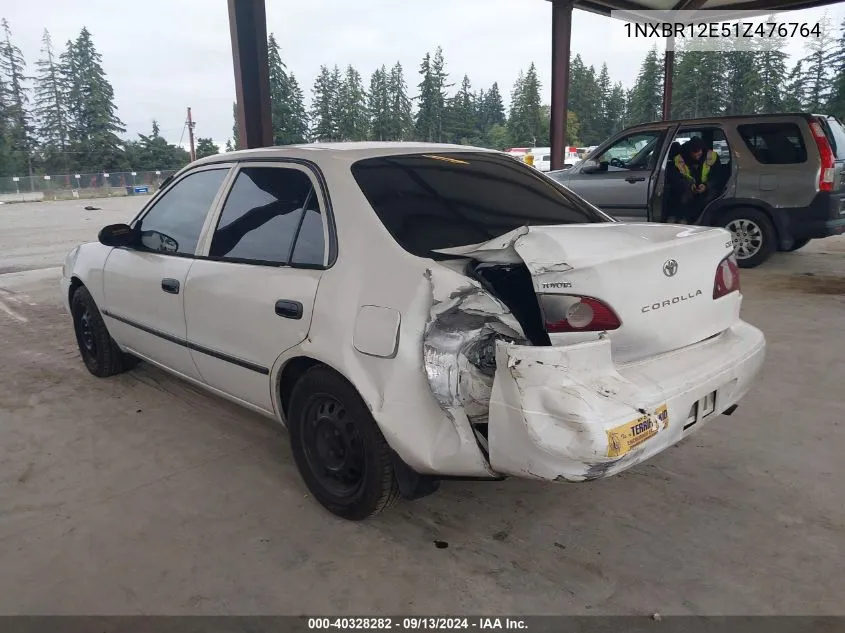 1NXBR12E51Z476764 2001 Toyota Corolla Ce/Le/S