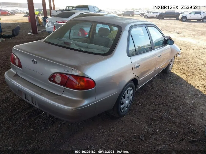 2001 Toyota Corolla Ce/Le/S VIN: 1NXBR12EX1Z539521 Lot: 40329162