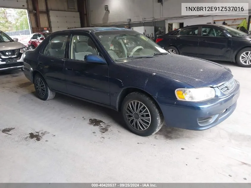 1NXBR12E91Z537016 2001 Toyota Corolla Le