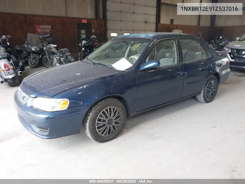 1NXBR12E91Z537016 2001 Toyota Corolla Le