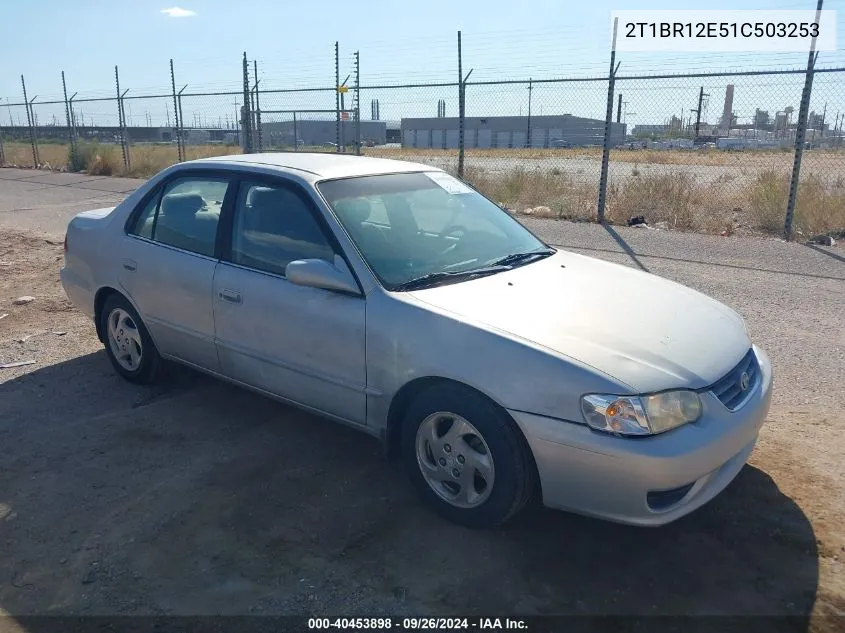 2001 Toyota Corolla Le VIN: 2T1BR12E51C503253 Lot: 40453898