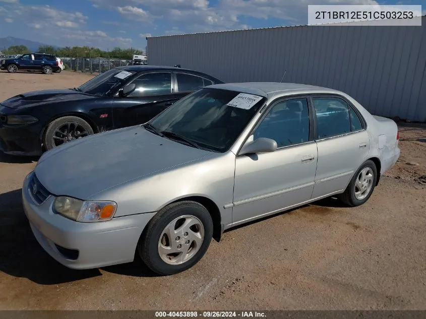 2001 Toyota Corolla Le VIN: 2T1BR12E51C503253 Lot: 40453898