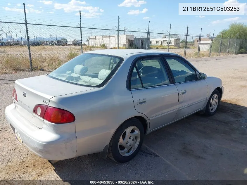 2001 Toyota Corolla Le VIN: 2T1BR12E51C503253 Lot: 40453898