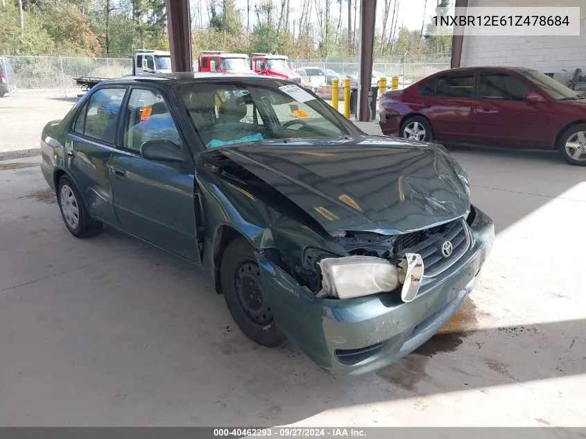 1NXBR12E61Z478684 2001 Toyota Corolla Le