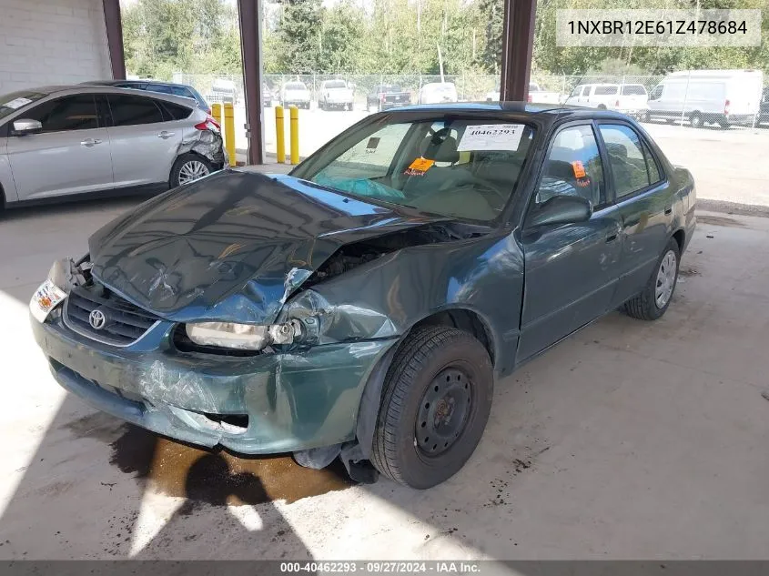 1NXBR12E61Z478684 2001 Toyota Corolla Le