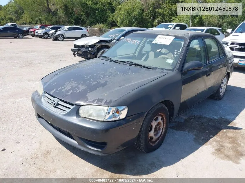 2001 Toyota Corolla Ce VIN: 1NXBR12E01Z450878 Lot: 40483722