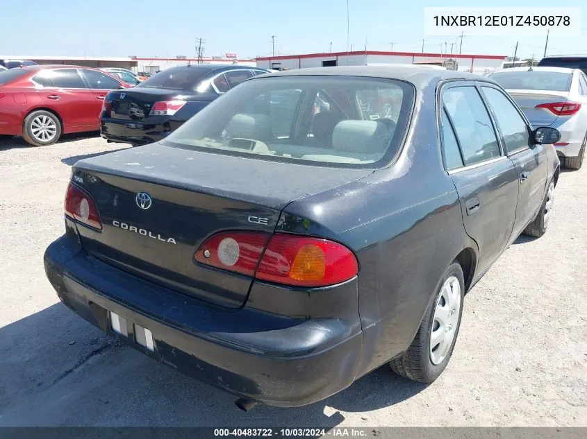 1NXBR12E01Z450878 2001 Toyota Corolla Ce