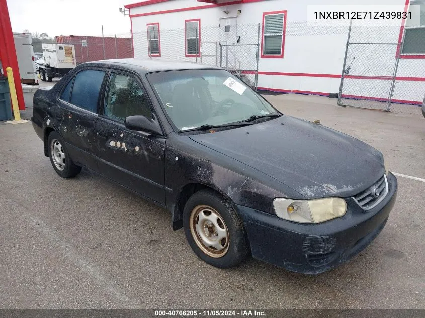 2001 Toyota Corolla Ce VIN: 1NXBR12E71Z439831 Lot: 40766205