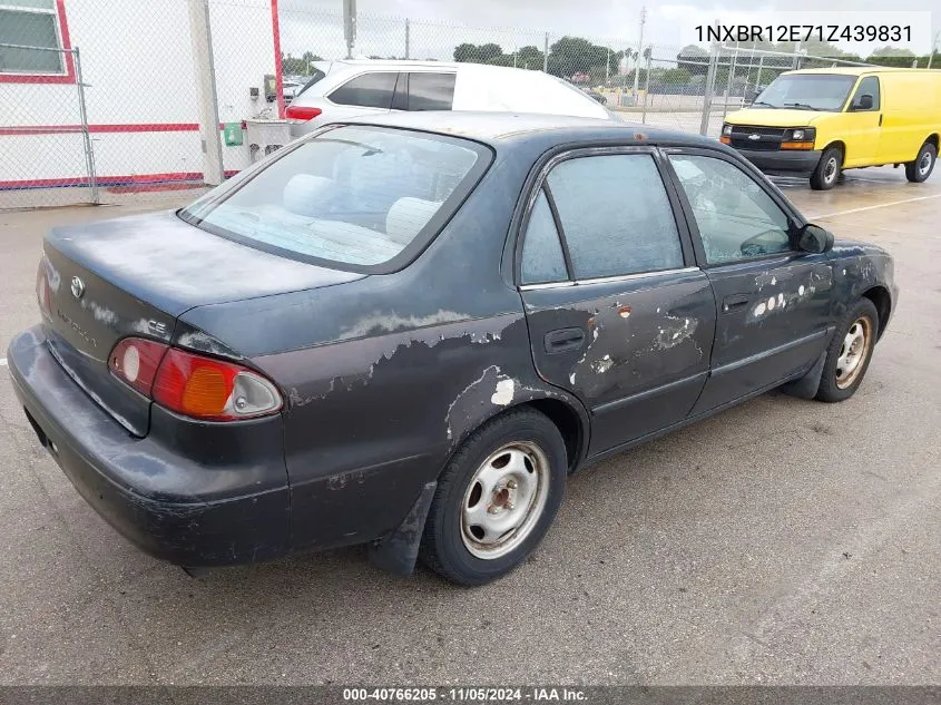 2001 Toyota Corolla Ce VIN: 1NXBR12E71Z439831 Lot: 40766205