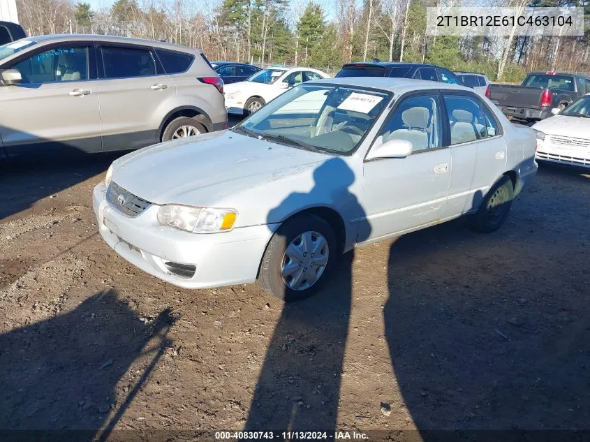 2001 Toyota Corolla Le VIN: 2T1BR12E61C463104 Lot: 40830743