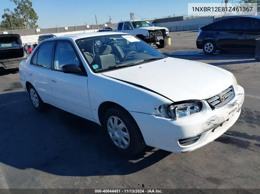 2001 Toyota Corolla Le VIN: 1NXBR12E81Z461367 Lot: 40844451