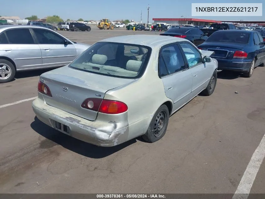 1NXBR12EX2Z621217 2002 Toyota Corolla Le