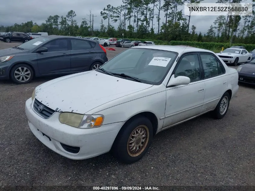 2002 Toyota Corolla Le VIN: 1NXBR12E52Z568880 Lot: 40297896