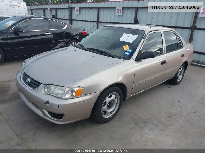 2002 Toyota Corolla Ce VIN: 1NXBR12E72Z615066 Lot: 40304630