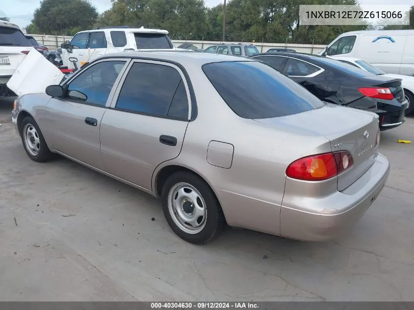 2002 Toyota Corolla Ce VIN: 1NXBR12E72Z615066 Lot: 40304630