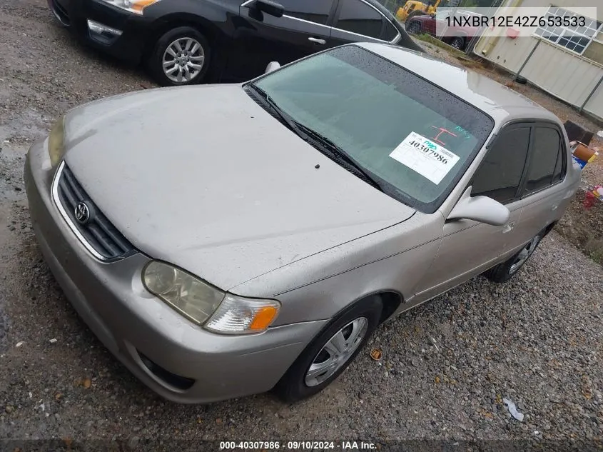 1NXBR12E42Z653533 2002 Toyota Corolla Le