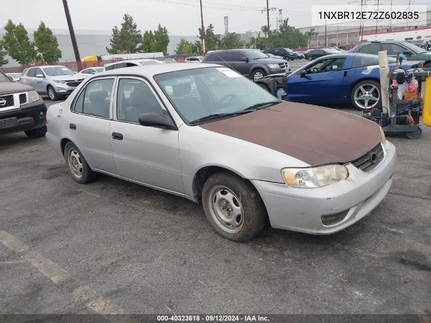 2002 Toyota Corolla Ce VIN: 1NXBR12E72Z602835 Lot: 40323618