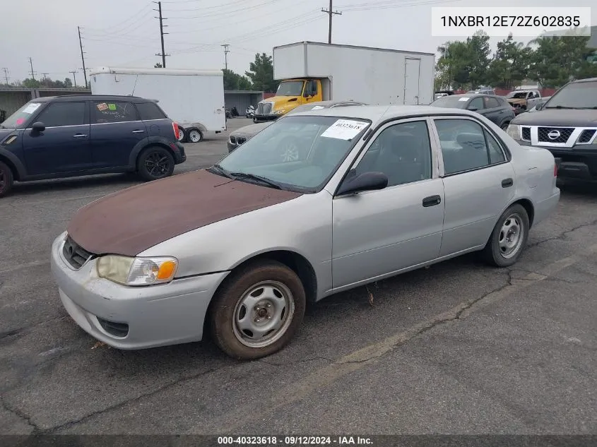 2002 Toyota Corolla Ce VIN: 1NXBR12E72Z602835 Lot: 40323618