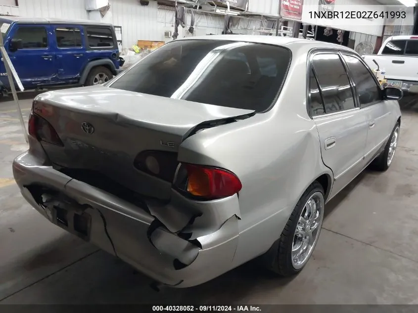 1NXBR12E02Z641993 2002 Toyota Corolla Le