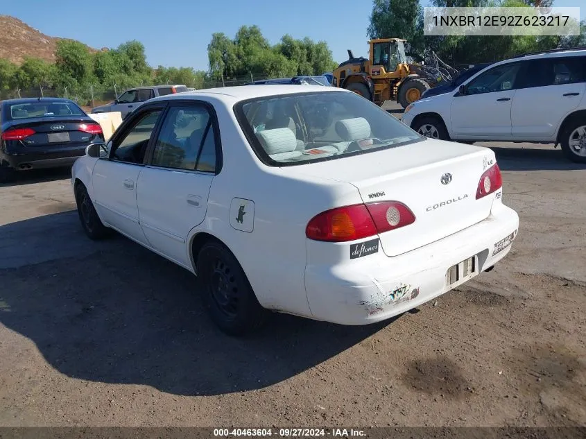 2002 Toyota Corolla Le VIN: 1NXBR12E92Z623217 Lot: 40463604