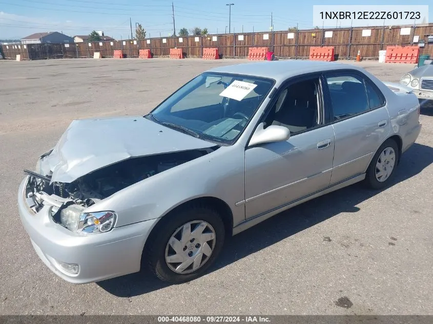 2002 Toyota Corolla S VIN: 1NXBR12E22Z601723 Lot: 40468080