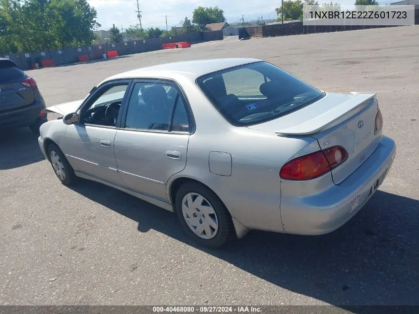 2002 Toyota Corolla S VIN: 1NXBR12E22Z601723 Lot: 40468080