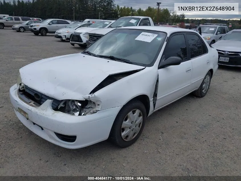 1NXBR12EX2Z648904 2002 Toyota Corolla Le