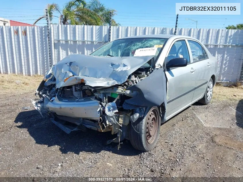 JTDBR32EX32011105 2003 Toyota Corolla Ce