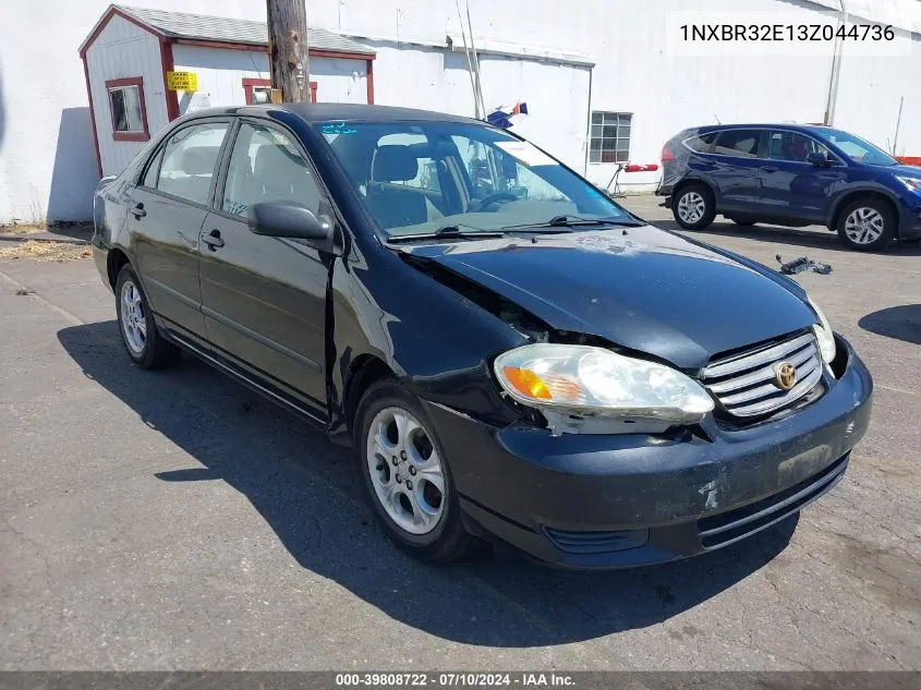 2003 Toyota Corolla Ce VIN: 1NXBR32E13Z044736 Lot: 39808722