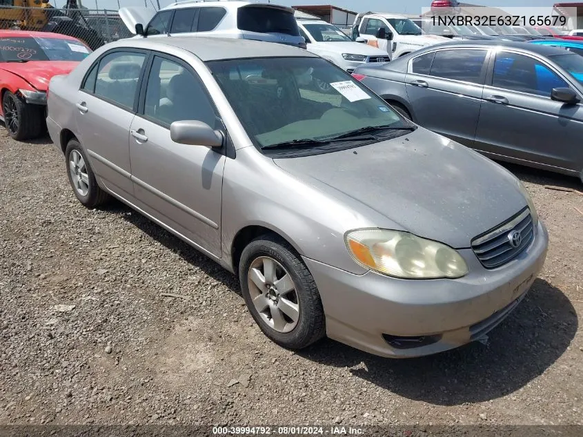 2003 Toyota Corolla Ce/Le/S VIN: 1NXBR32E63Z165679 Lot: 39994792