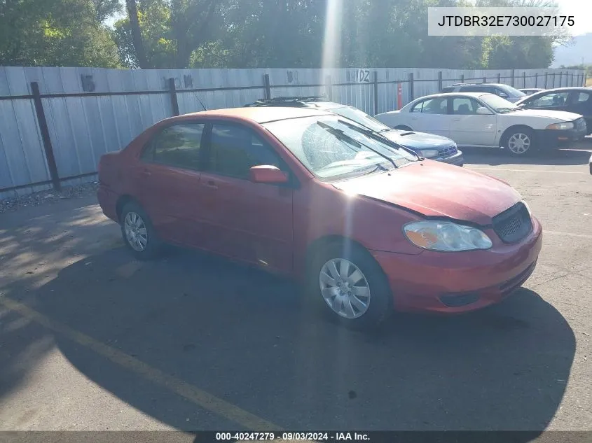 2003 Toyota Corolla Le VIN: JTDBR32E730027175 Lot: 40247279