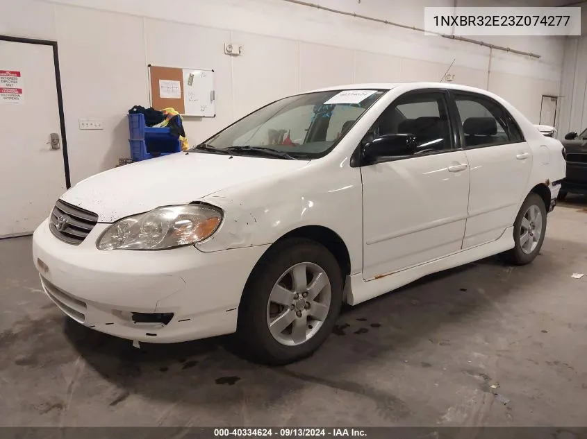 2003 Toyota Corolla Ce/Le/S VIN: 1NXBR32E23Z074277 Lot: 40334624