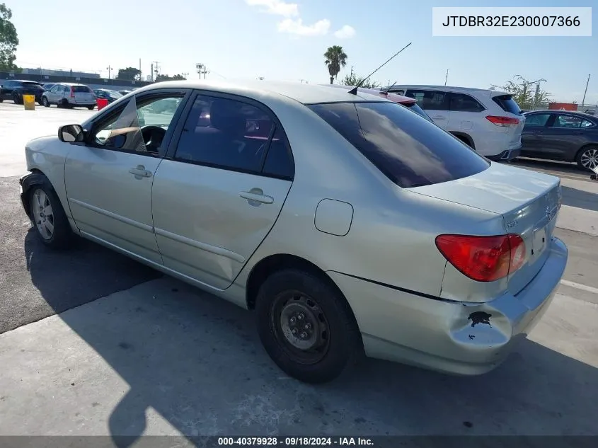 JTDBR32E230007366 2003 Toyota Corolla Le