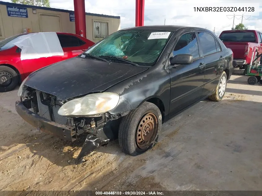 1NXBR32E03Z044128 2003 Toyota Corolla Le