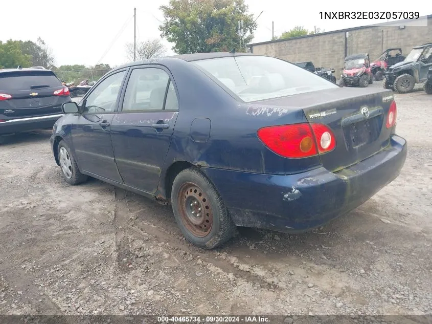 1NXBR32E03Z057039 2003 Toyota Corolla Ce