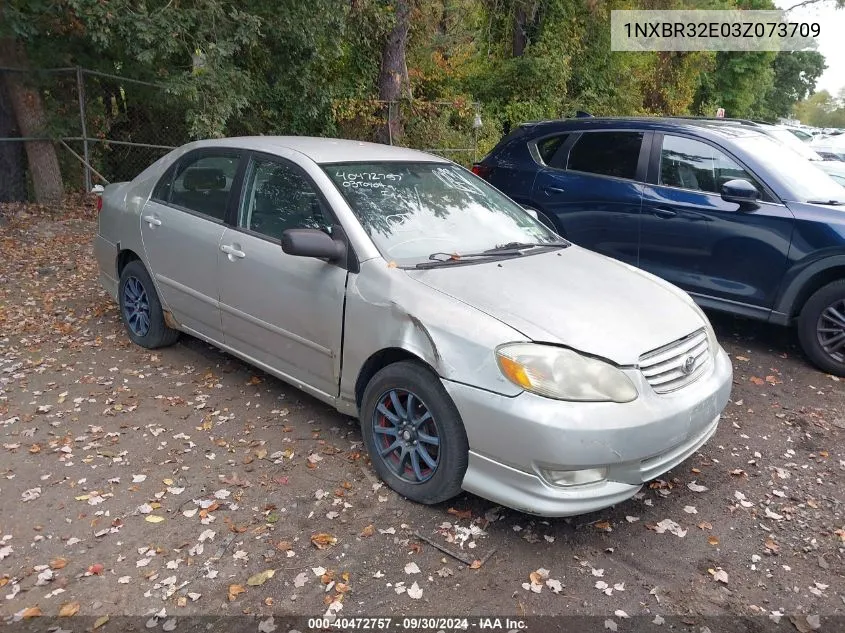 2003 Toyota Corolla S VIN: 1NXBR32E03Z073709 Lot: 40472757