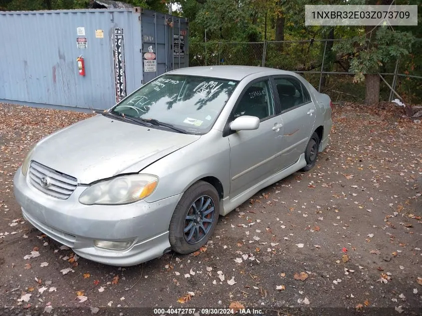 2003 Toyota Corolla S VIN: 1NXBR32E03Z073709 Lot: 40472757