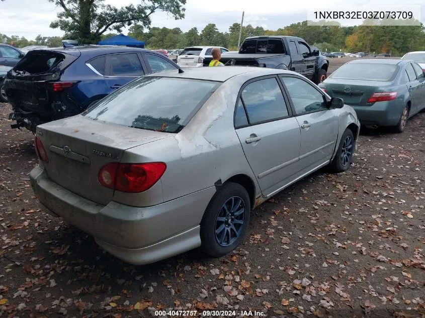 2003 Toyota Corolla S VIN: 1NXBR32E03Z073709 Lot: 40472757