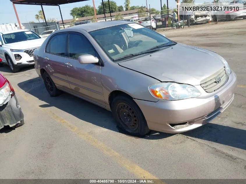 1NXBR32E13Z171910 2003 Toyota Corolla Le