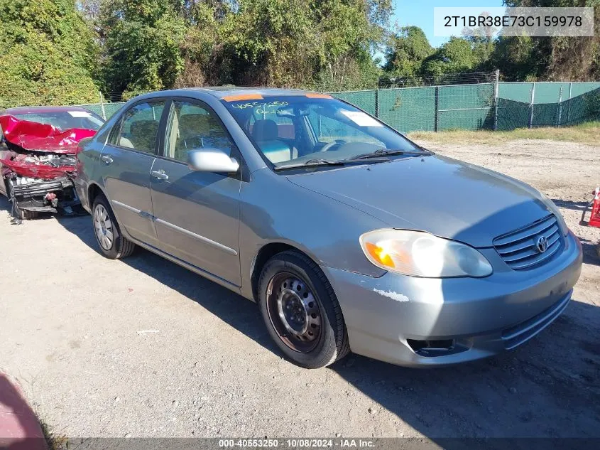 2T1BR38E73C159978 2003 Toyota Corolla Le