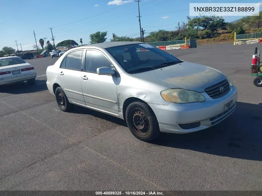 2003 Toyota Corolla Le VIN: 1NXBR32E33Z188899 Lot: 40589325