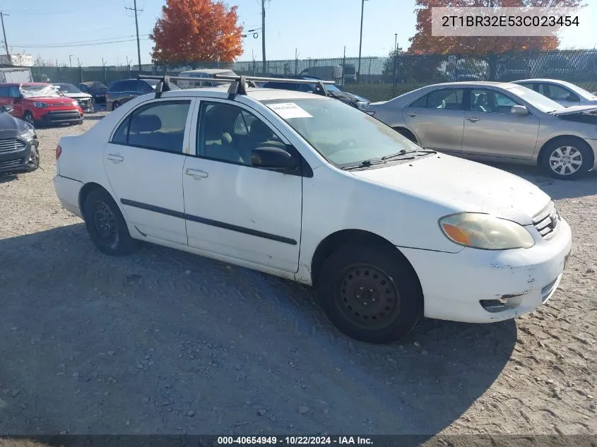 2003 Toyota Corolla Ce VIN: 2T1BR32E53C023454 Lot: 40654949