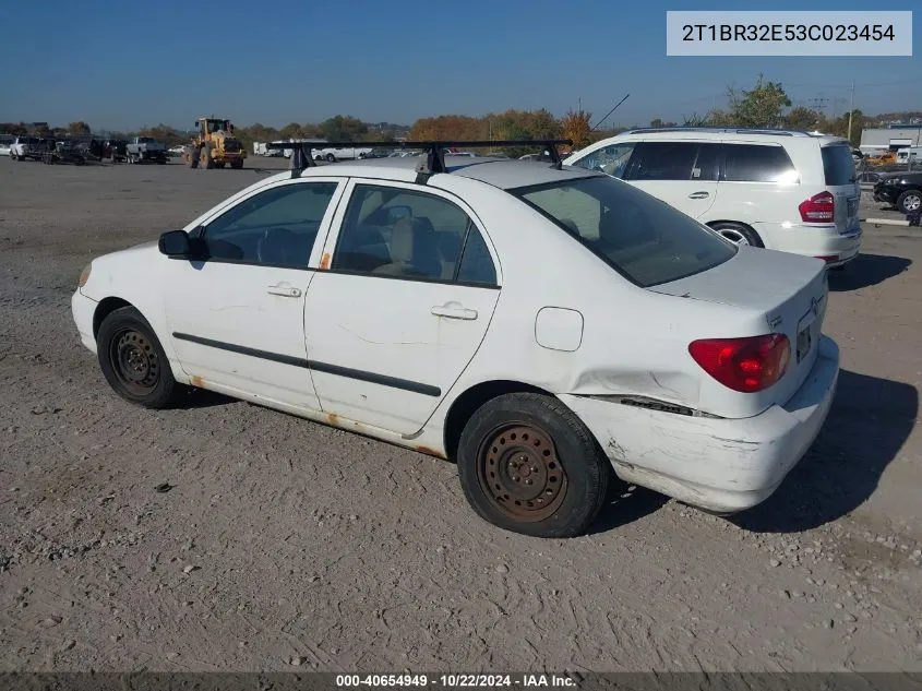 2003 Toyota Corolla Ce VIN: 2T1BR32E53C023454 Lot: 40654949