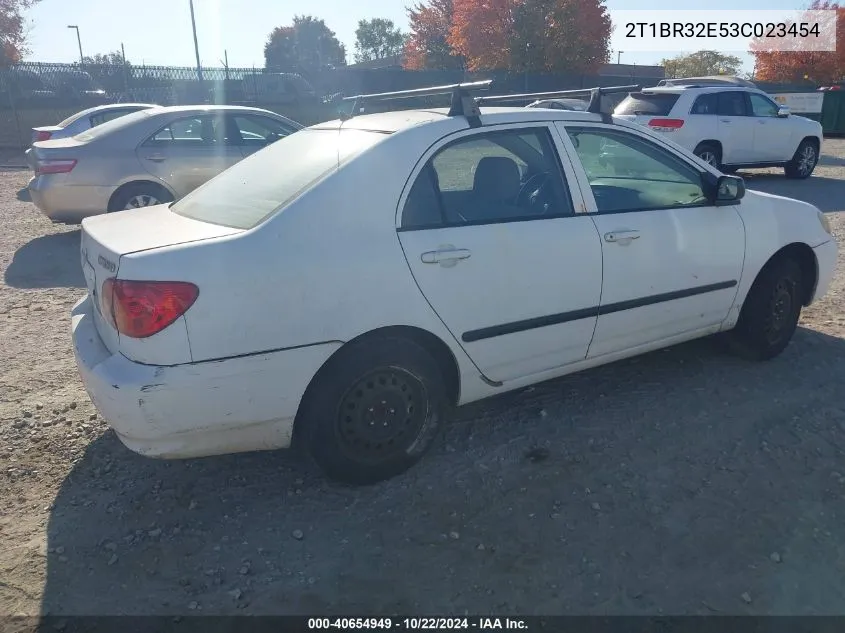 2003 Toyota Corolla Ce VIN: 2T1BR32E53C023454 Lot: 40654949