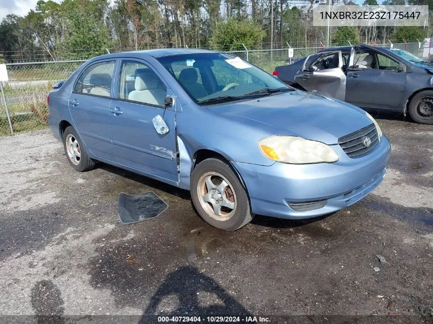 2003 Toyota Corolla Ce VIN: 1NXBR32E23Z175447 Lot: 40729404