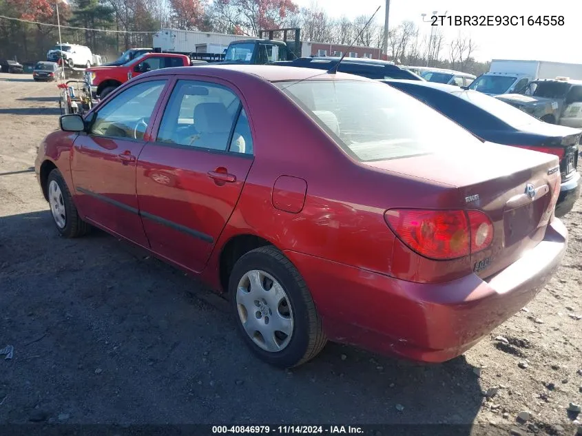 2T1BR32E93C164558 2003 Toyota Corolla Ce/Le/S